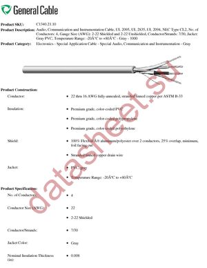 C1340A.21.10 datasheet  